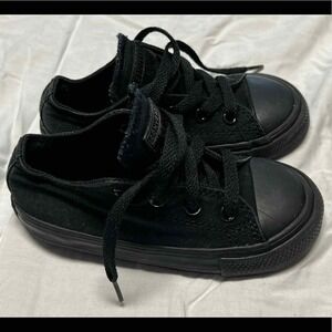 Baby Converse‎ All Black 😍 8
